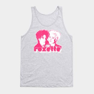 Roxette / Faded Style  Distressed 90s Aesthetic Fan Design Tank Top